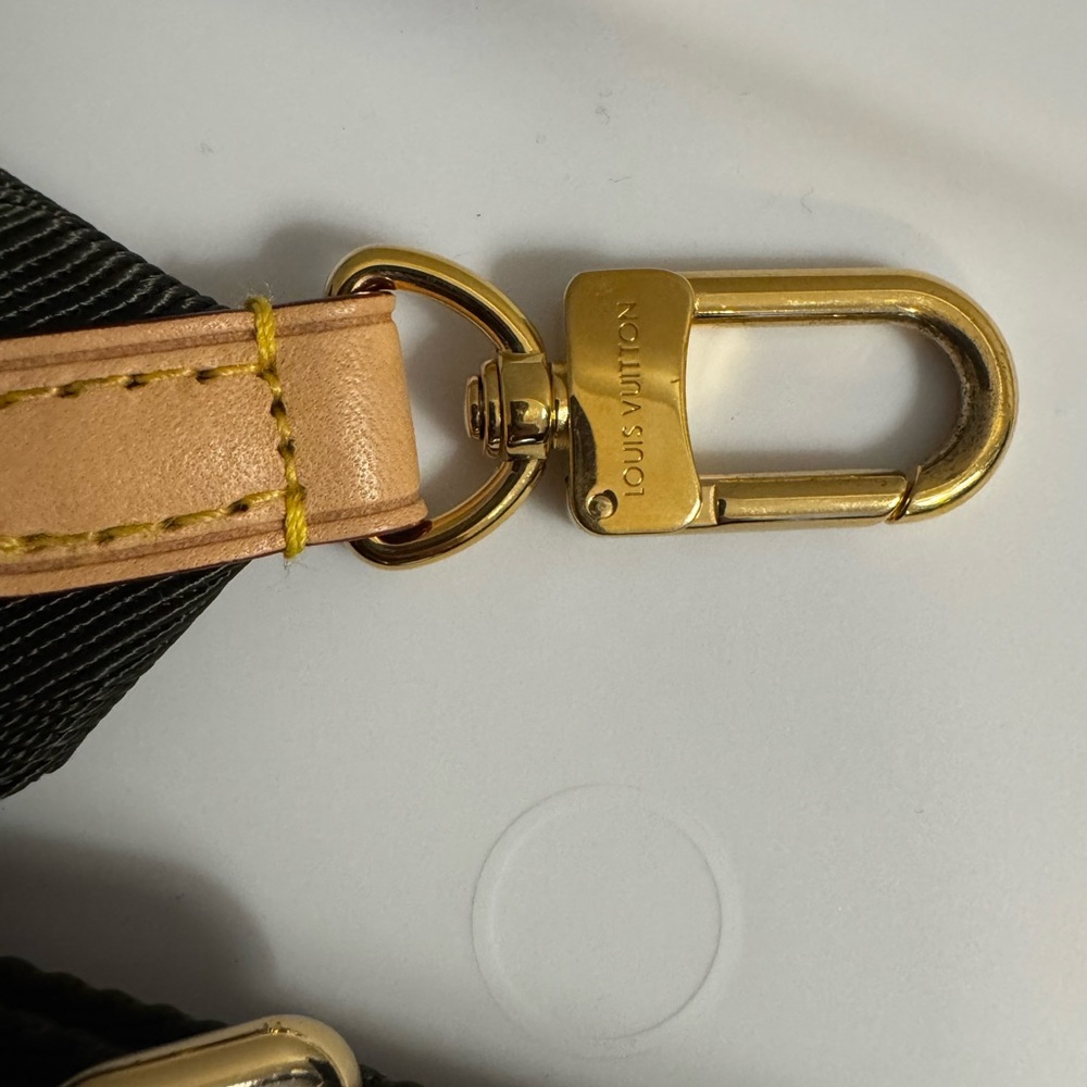 Louis Vuitton Khaki Bandoulière Strap and Coin Pouch - Picture 3 of 5